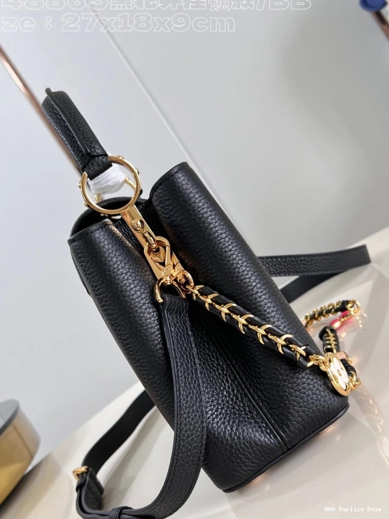 Aaa replica bags LOUIS BB-27*18*9CM CAPUCINES VUITTON 0817